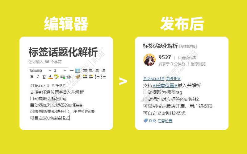 discuz标签话题化解析截图1