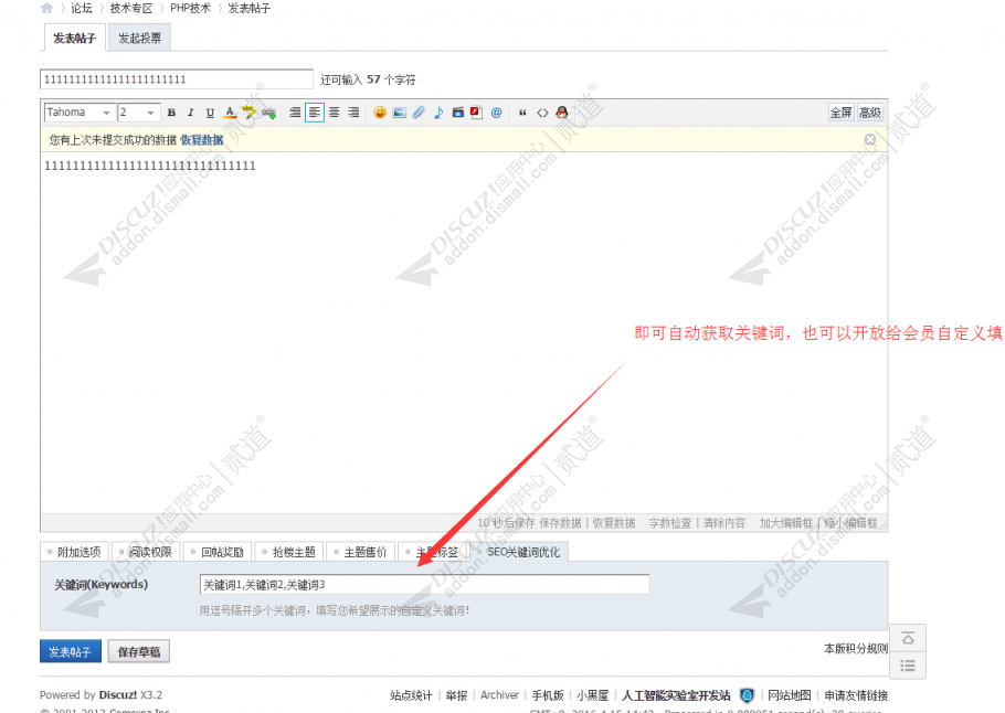 discuzSEO关键词优化截图2