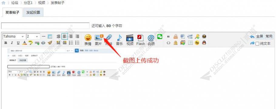 discuz截图粘贴上传截图4