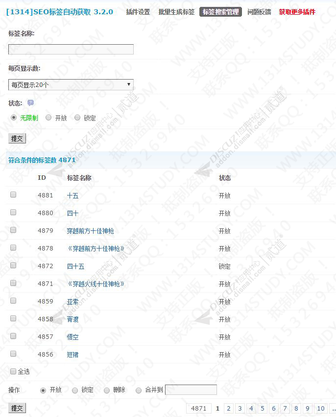 discuzSEO标签自动获取截图4