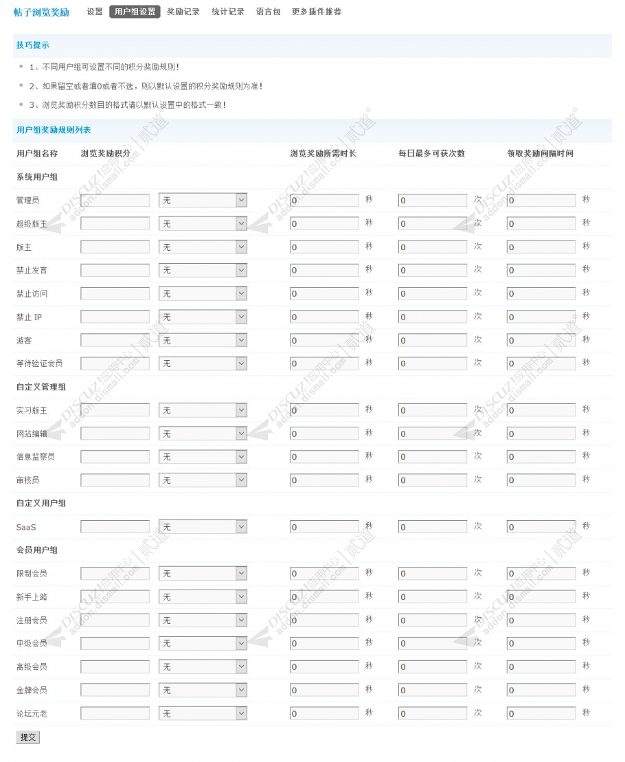discuz帖子浏览奖励截图4