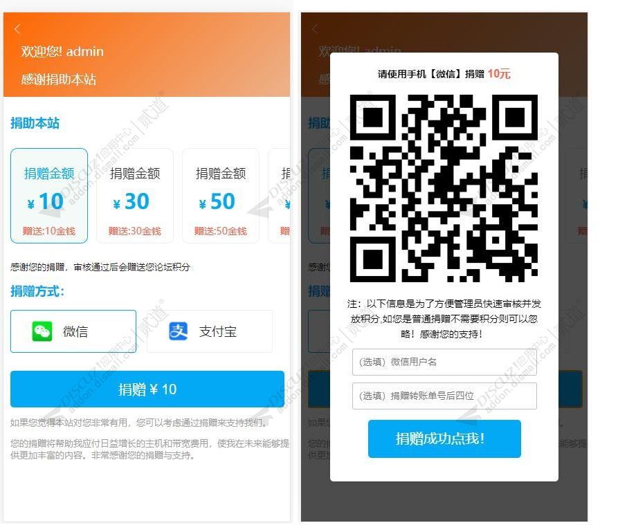 discuz8133网站捐助截图1