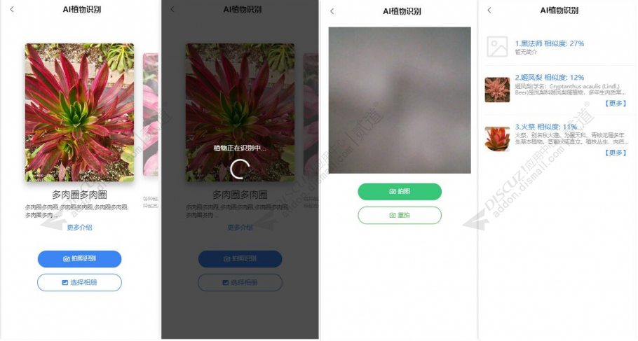 discuzAI植物识别截图1