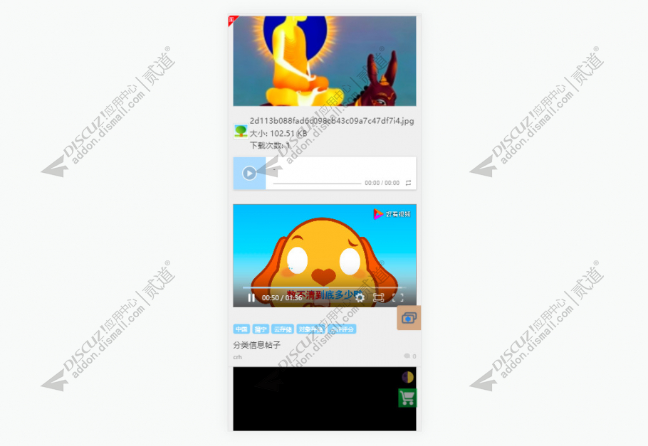 discuz视频音频pdf预览截图4