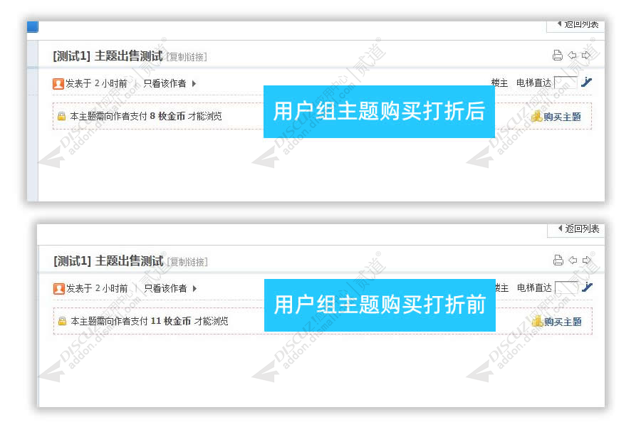 discuz附件打折主题打折截图2