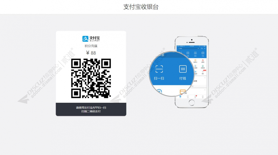 discuz当面付积分充值截图3
