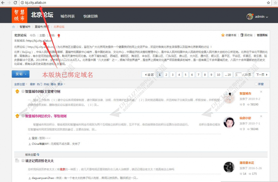 discuz版块子域名助手截图3