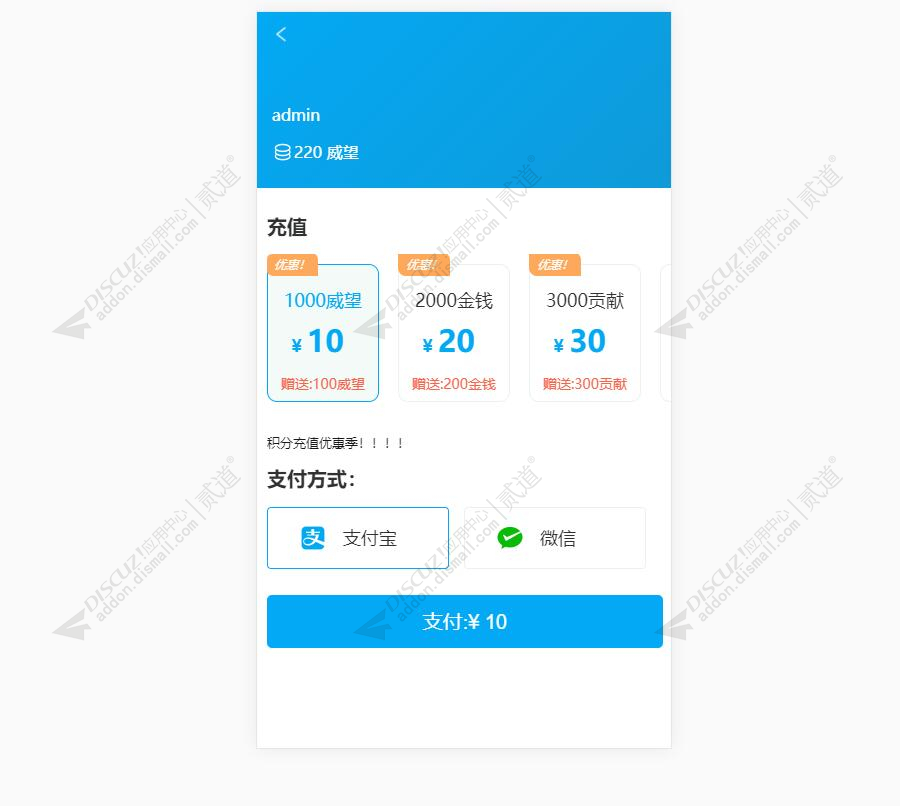 discuz8133积分充值截图1