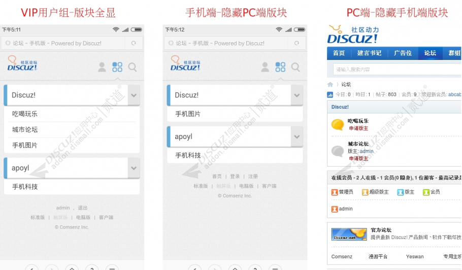 discuz凹凸曼隐藏版块截图1