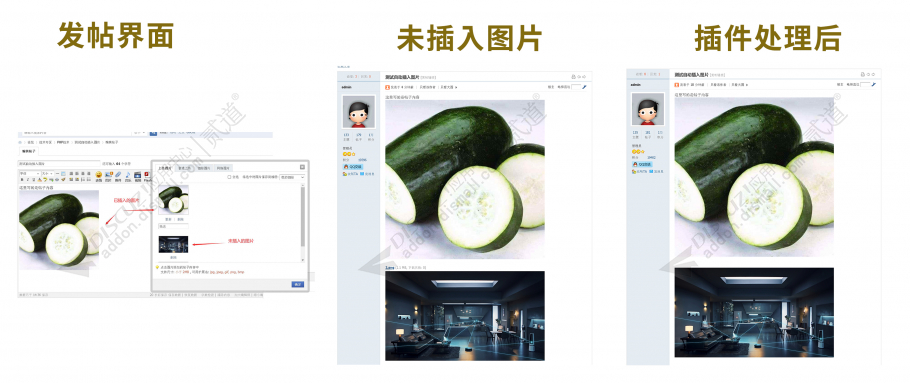 discuz附件自动插入截图2