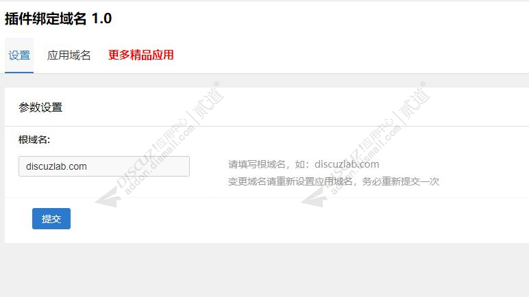 discuz绑定插件独立域名截图3