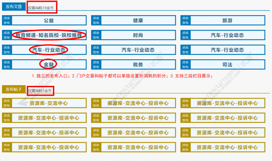 discuz门户论坛投稿截图1