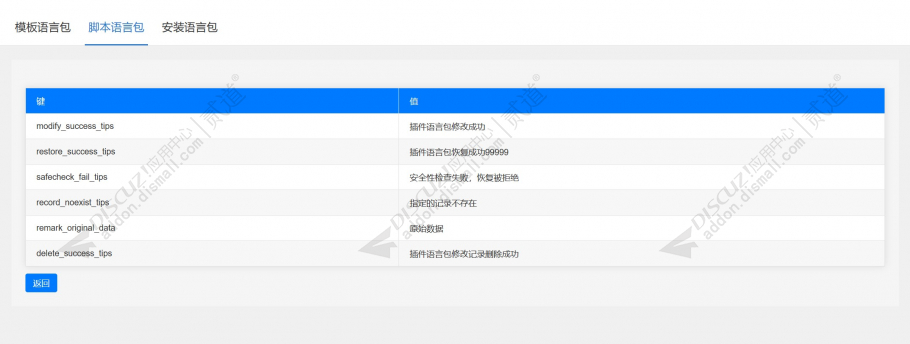 discuz插件语言包修改恢复截图4