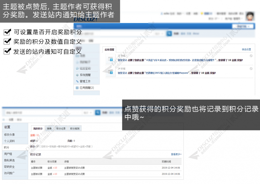 discuz列表主题点赞截图2