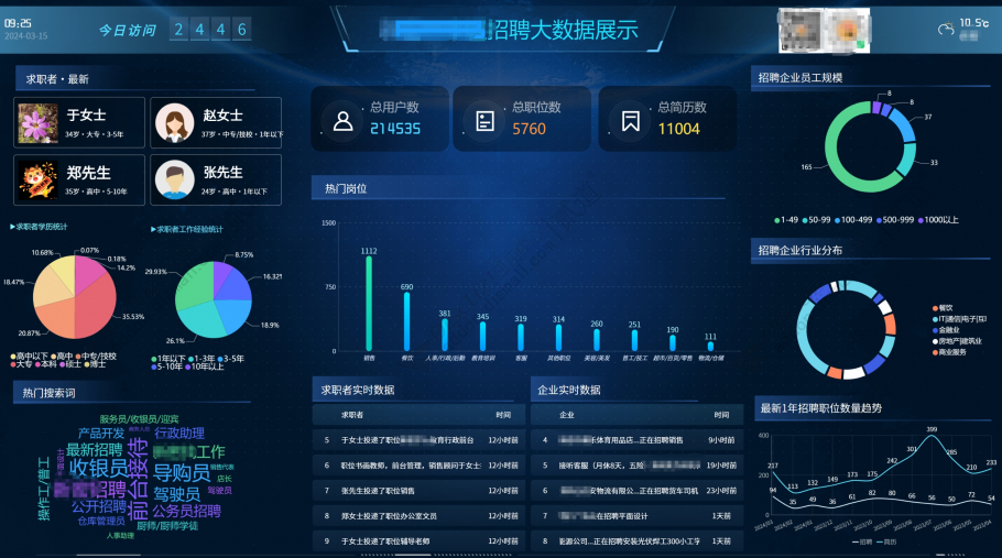 discuz数据大屏展示截图2