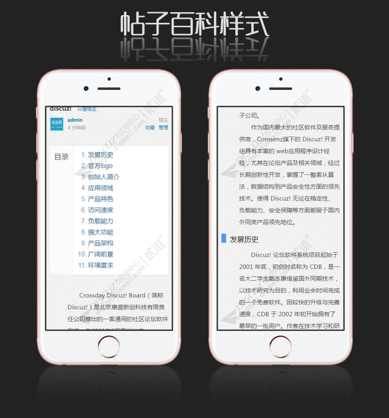discuz帖子百科样式截图1
