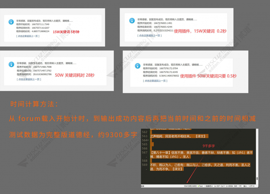 discuz高性能词语过滤截图3