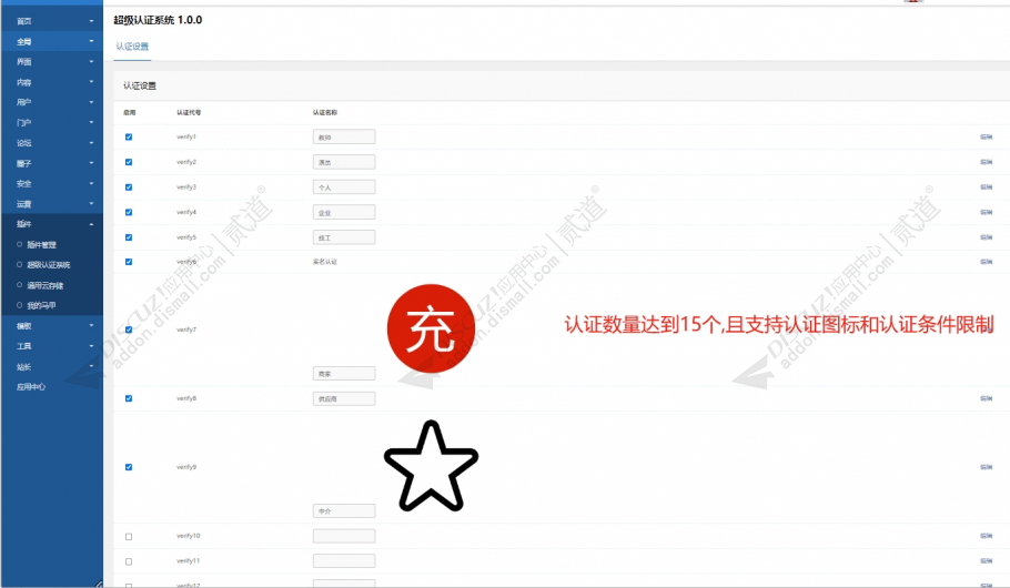 discuz超级认证系统截图2