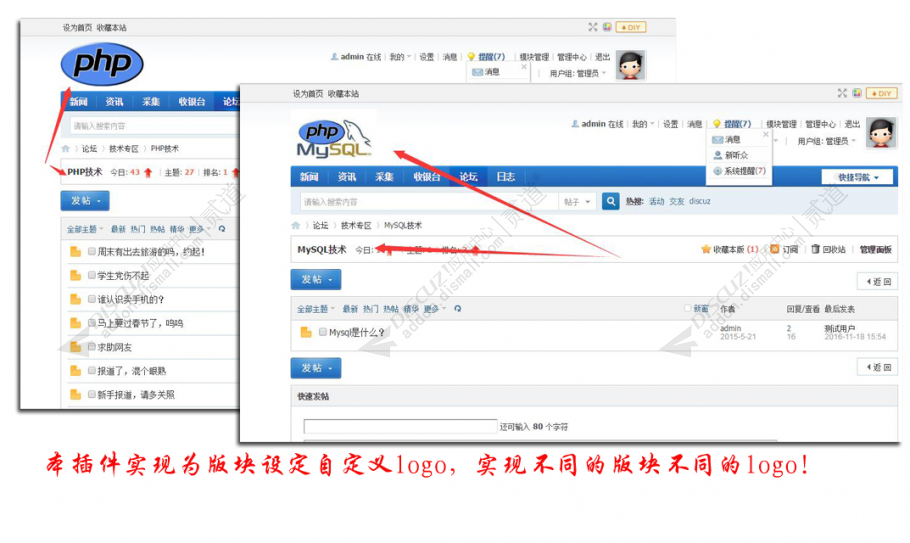 discuz版块LOGO自定义截图1