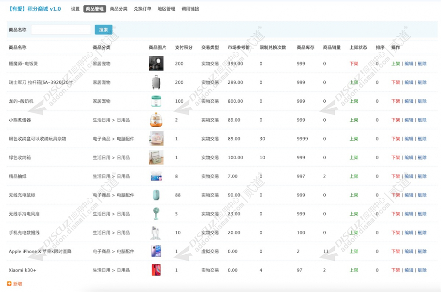 discuz有爱积分商城截图5