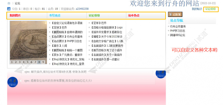 discuz自定义语言包截图1