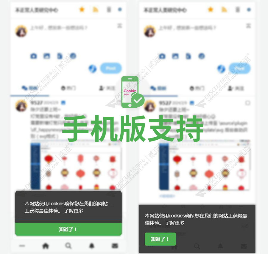 discuzCookie Banner截图2