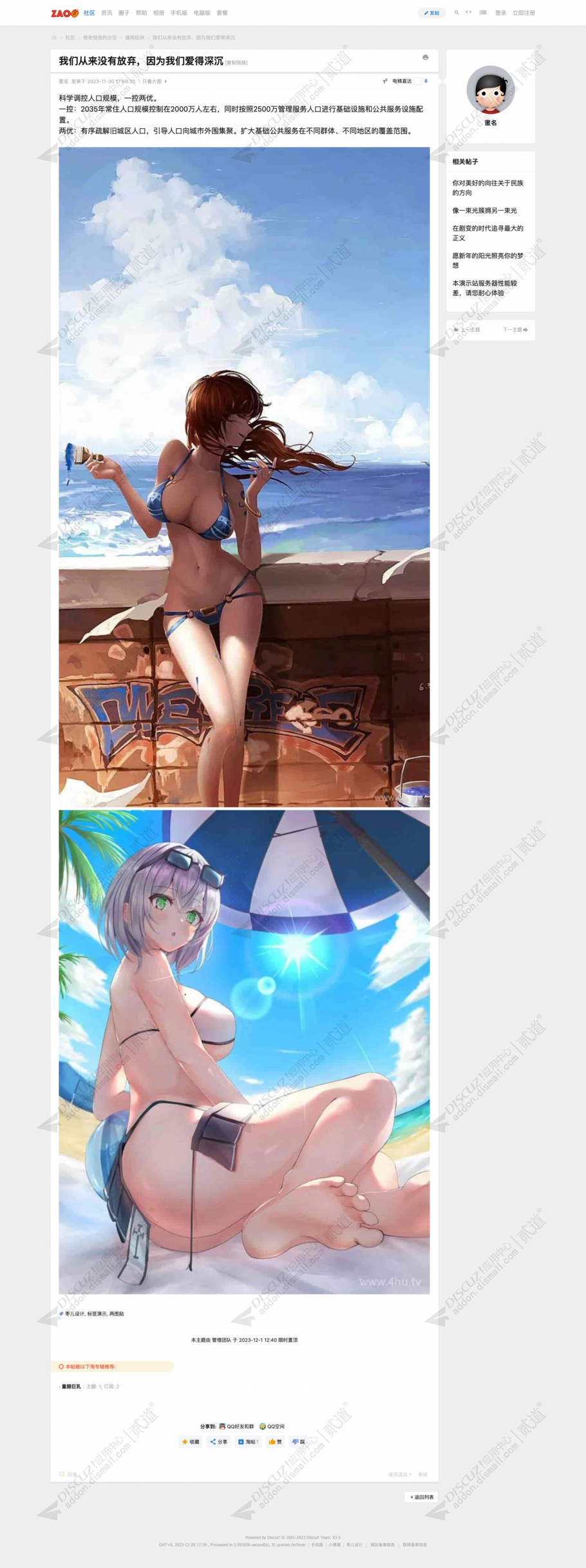 discuz轻简_通用_电脑截图2
