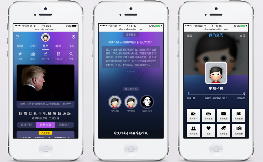 discuz暗影幻彩超级手机版截图1